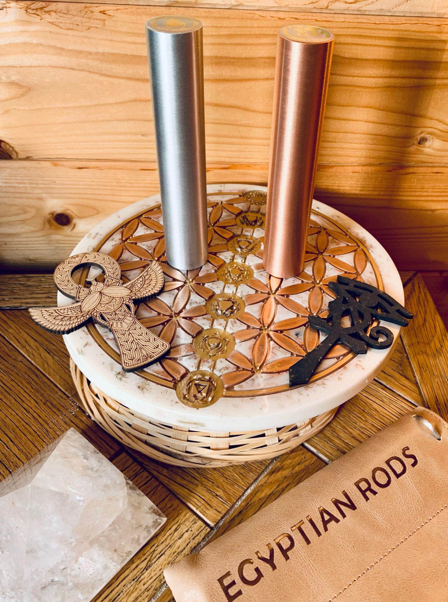 Quartz (2)  Rods for Immune System & Protection